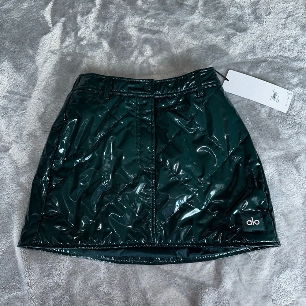 ALO Puffer mini skirt